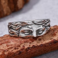 Vintage Venus Half Face Ring