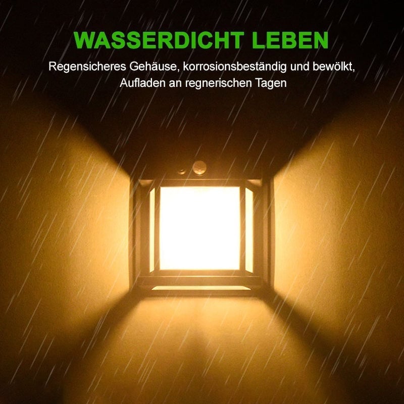 🌞Solar Wolfram Wandleuchte für den Außenbereich💡