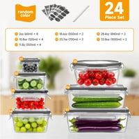 Sakerplus Essential Food Storage Container Set