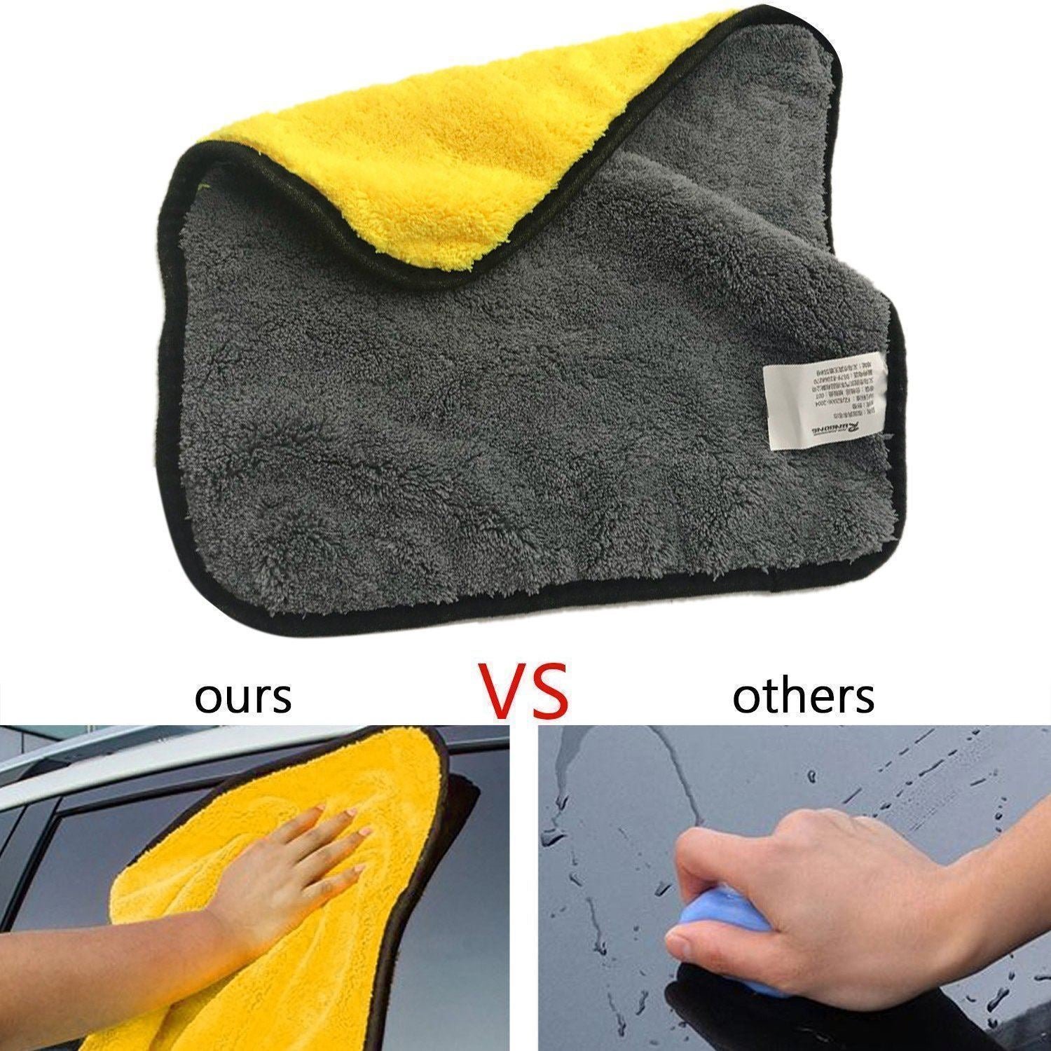 SALE - Professional Polishing Waxing Drying Cleaning Towel, 2 Packs