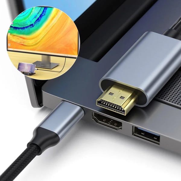 Type-C-zu-DP Hochgeschwindigkeits-Videoadapter-Kabel