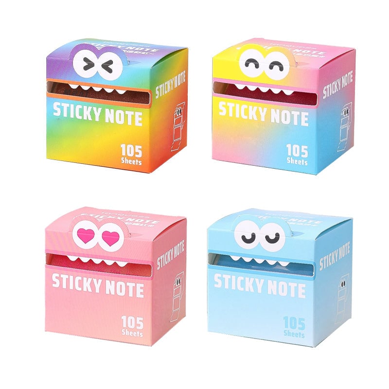 Colorful Self-Adhesive Pull-Out Memo Pads