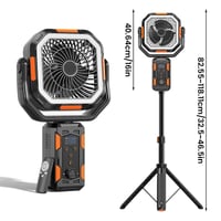Kexon™ Camping Fan with Light & Power Bank