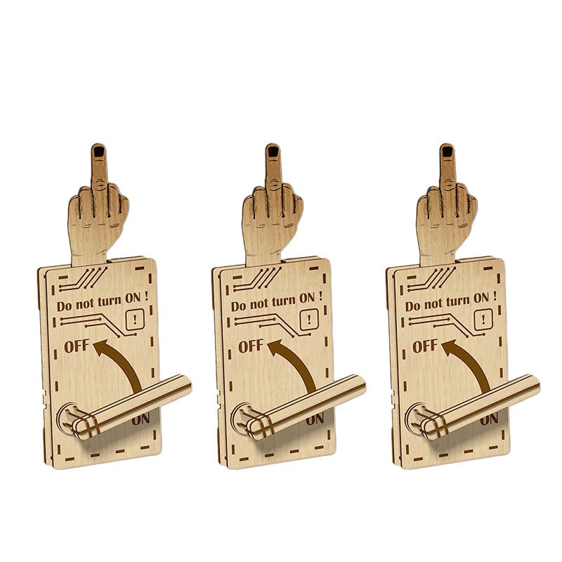 Funny Middle Finger Switch Toy