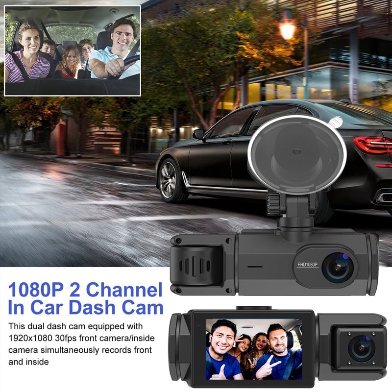 Toolvia™ Three-lens driving recorder
