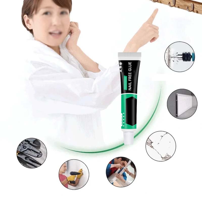 Strong nail-free glue