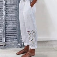 Women's Leisure Printed Pocket Casual Pants
