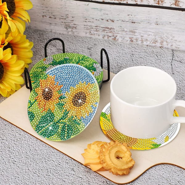 DIY Diamond Painting Coasters