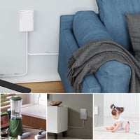 Sakerplus Ultra Thin Flat Plug Power Strip