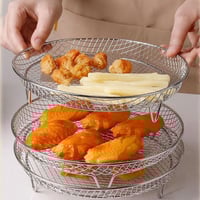 3-Layer Stackable Air Fryer Rack