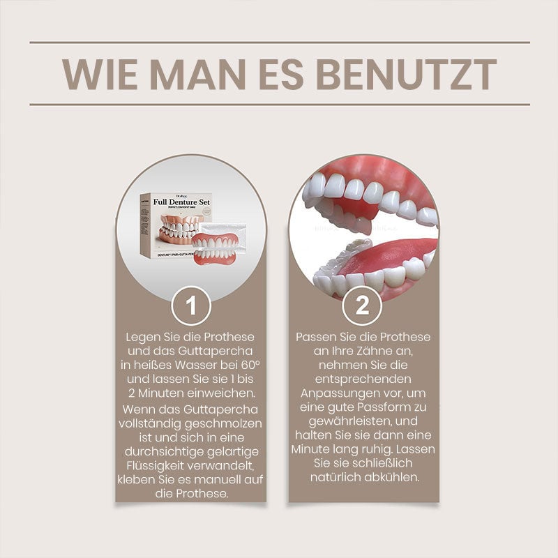 Zahnersatz Silikon Nachfüllset