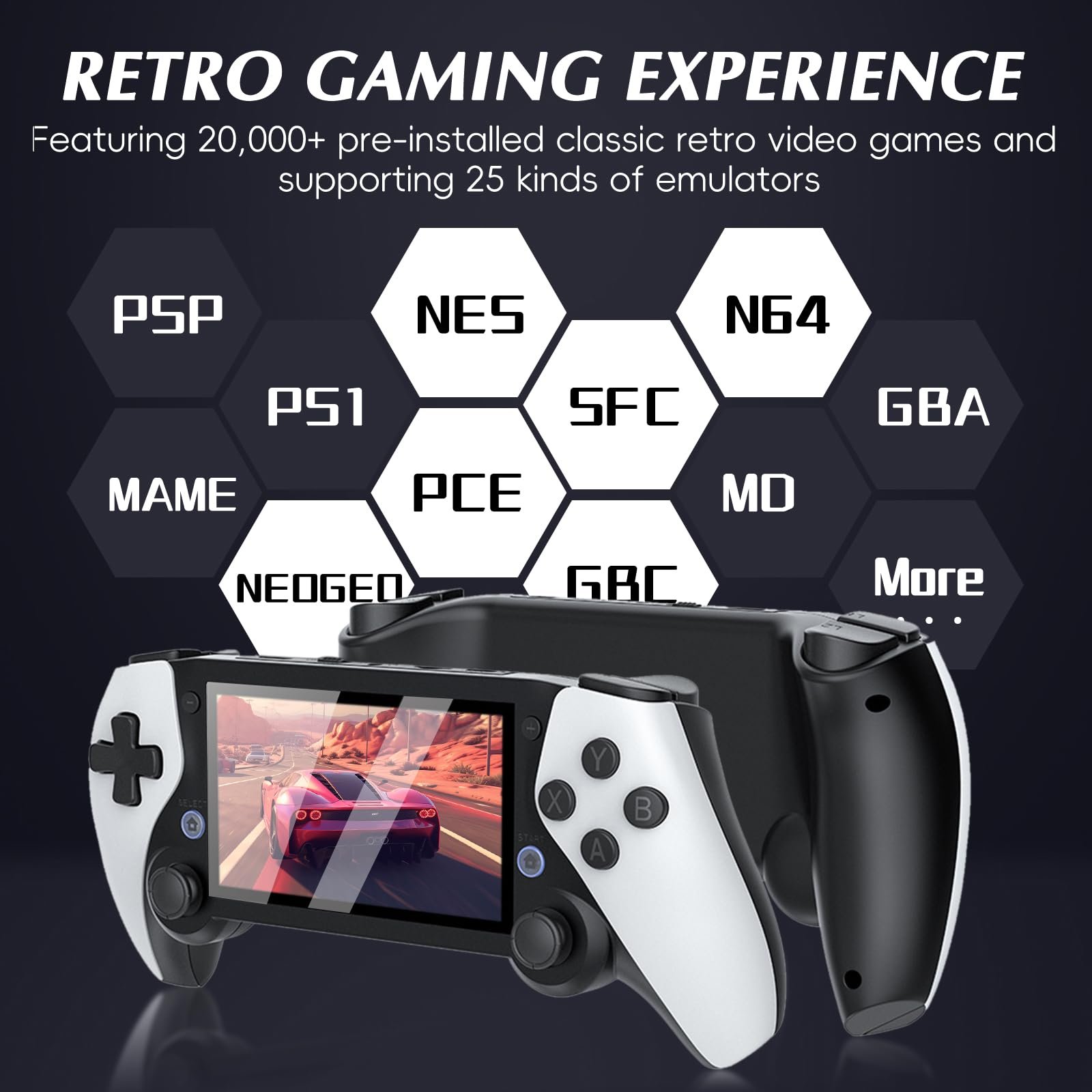 Sakerplus Retro Handheld Game Console Player
