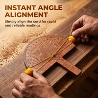 Handcrafted Wooden Precision Angle Finder