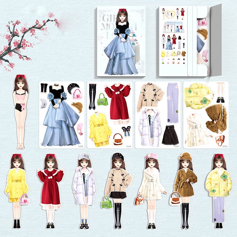 👗Magnetisches Ankleidespiel für Babys👸