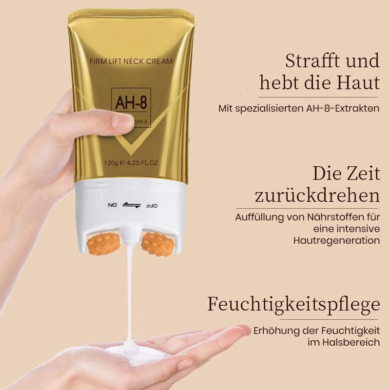 Straffende und hebende Halscreme