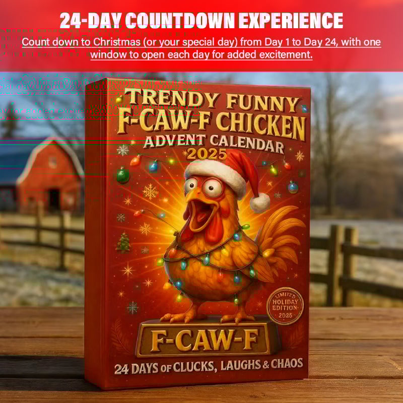 Funny Chicken Christmas Advent Calendar