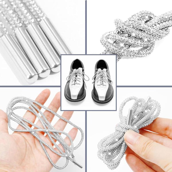 Rhinestone Glitter Shoe Laces