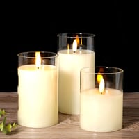 🕯️3D Glass Realistic LED Light