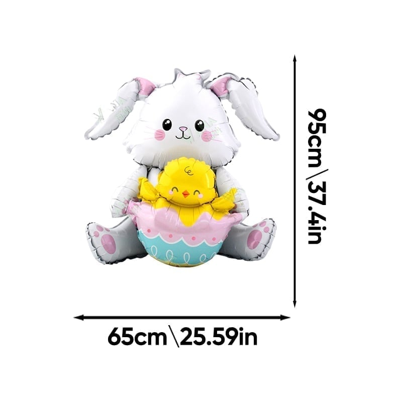 3D Easter Foil Balloon Garden Decoration