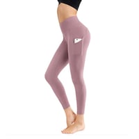 Grote maten legging met hoge taille en stretch