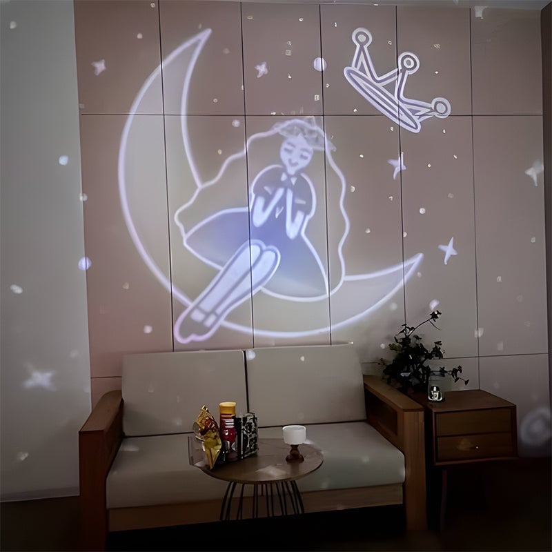 Rotating Carriage Music Box Projector