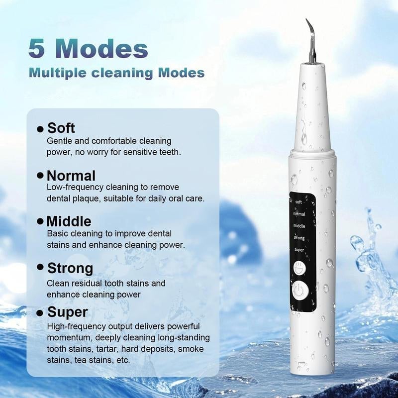 Ultrasonic Dental Scaler with 5 Modes