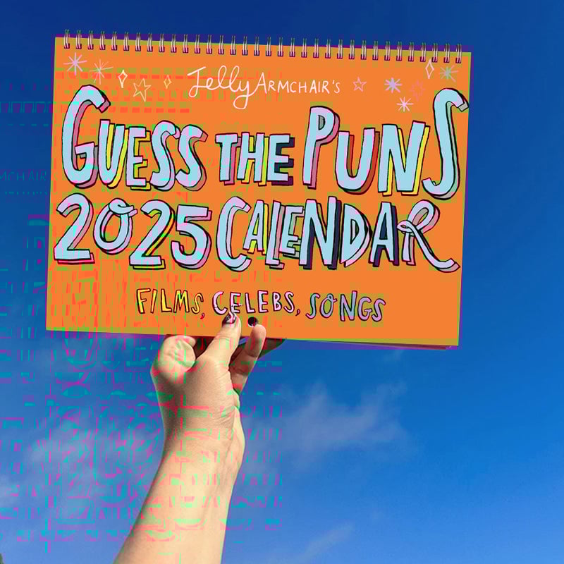 Wortspiel-Quizkalender - A4 Errate das Wortspiel 2025
