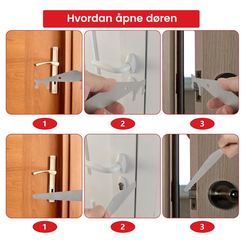 Låsplukking brannverktøy