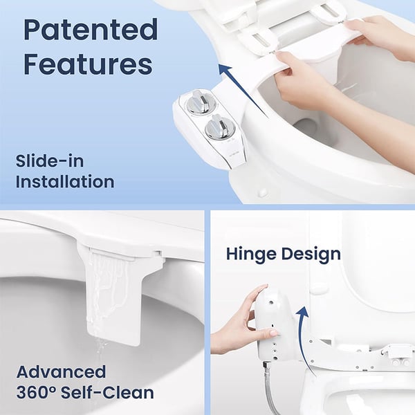 Smart Toilet Seat with Nozzle Washer