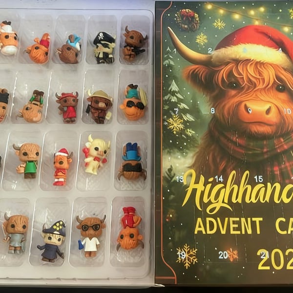 Christmas Countdown Cow Blind Box