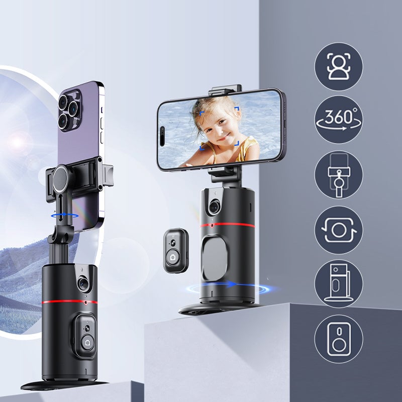 360° Smart Tracking Gimbal met Gezichtsherkenning