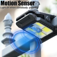 USB & Solar Powered Motion Sensor Clip Lights