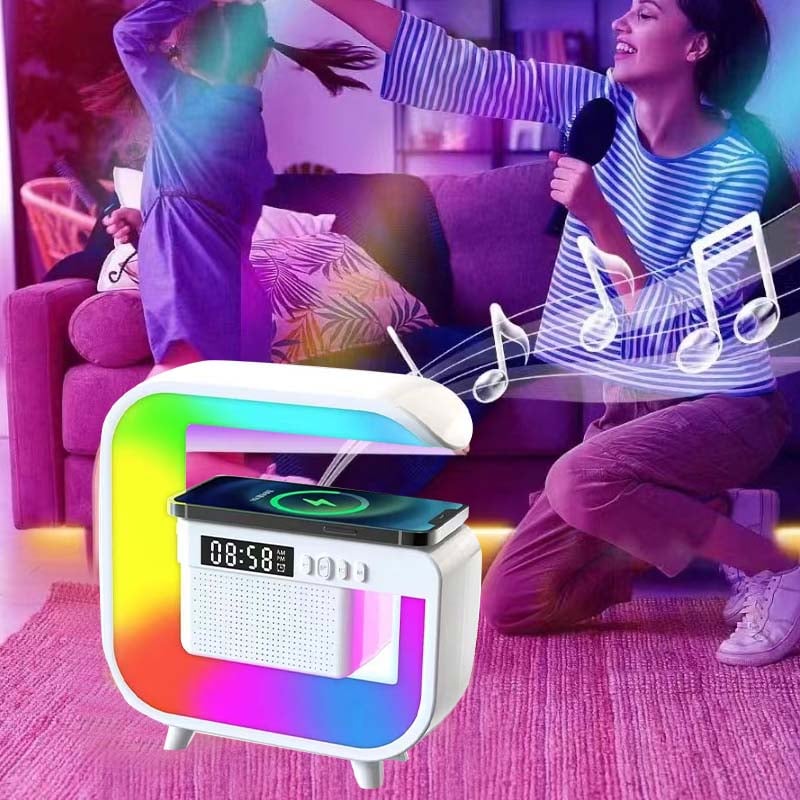 Multifunctional Bluetooth Speaker & Wireless Charger Lamp