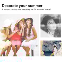 Summer Beach Wide Brim Sun Hats, UPF 50+