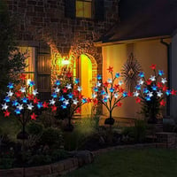 Outdoor Independence Day Decorative Light Post