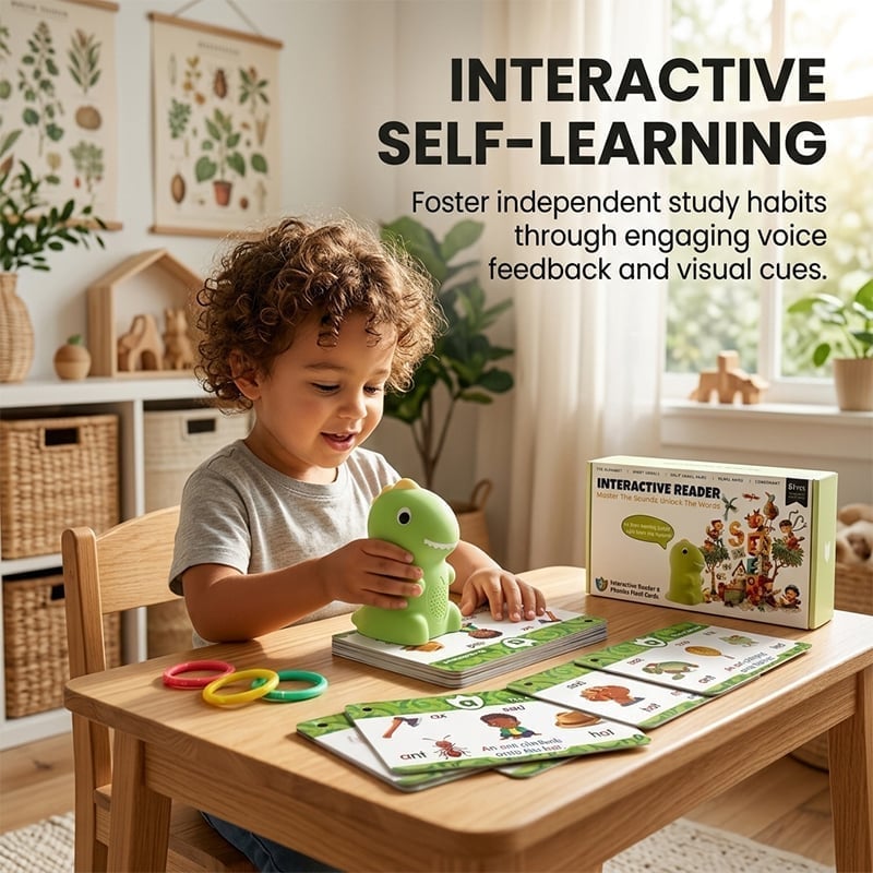 Dino Learning Card Point-Reader