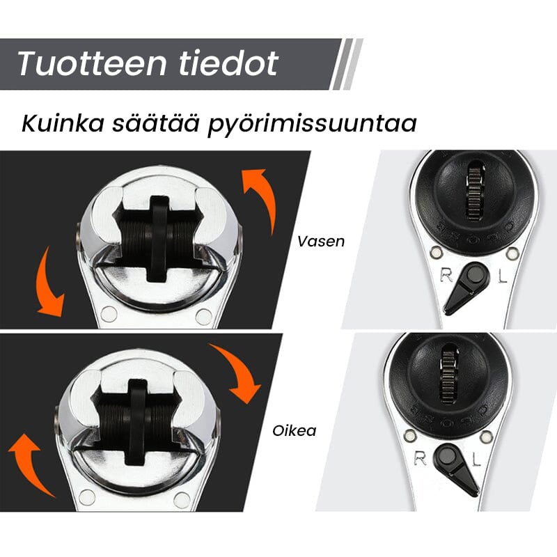 Säädettävä räikkäavain