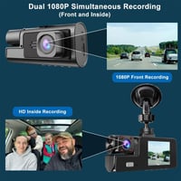 1080P Dual-Lens WiFi Dashcam