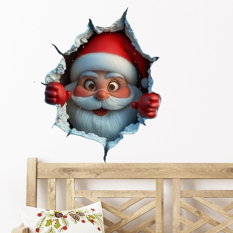 Santa Claus Wall Sticker Set-B