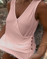 Aumora Buttoned and Sleeveless Versatile Vest