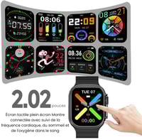 Montre intelligente multifonctionnelle nouvelle 2025 pour hommes et femmes