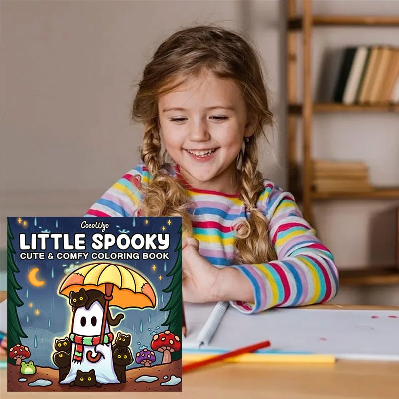 Spooky Cutie Coloring Book Paperback（🔥Christmas Sale 50% Off）