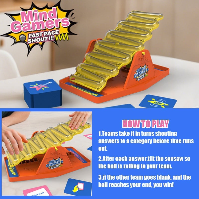 Seesaw Card Party Game Tabletop Toy
