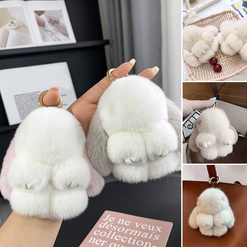 💥Handmade Soft Bunny PomPom Charms（🎁Boxed Edition）