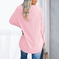 V Neck Drop Sleeve T-Shirt