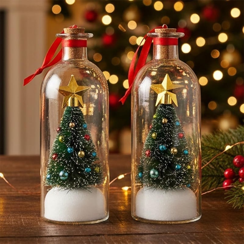 Christmas Tree in a Bottle