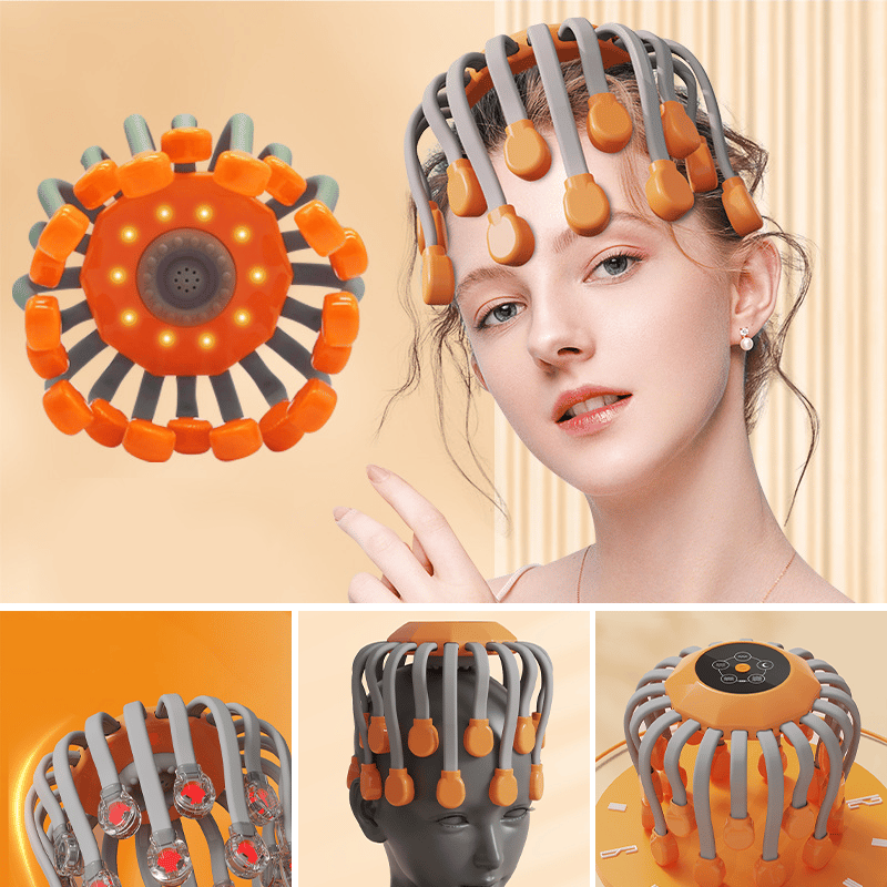 20 Nodes 5 Modes Stress Headache Relief Massager