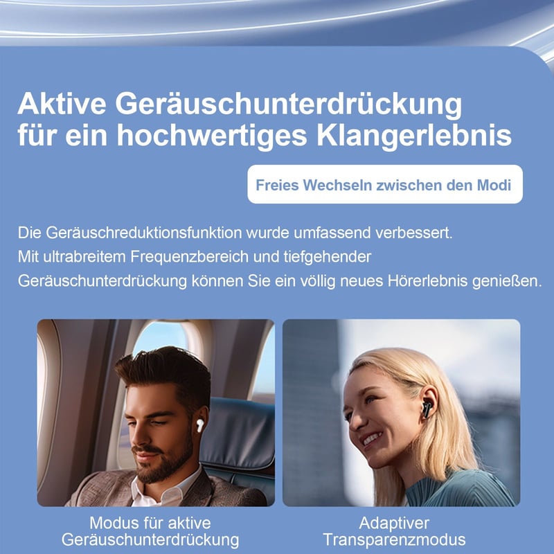 AI SmartScreen Übersetzer-Ohrhörer
