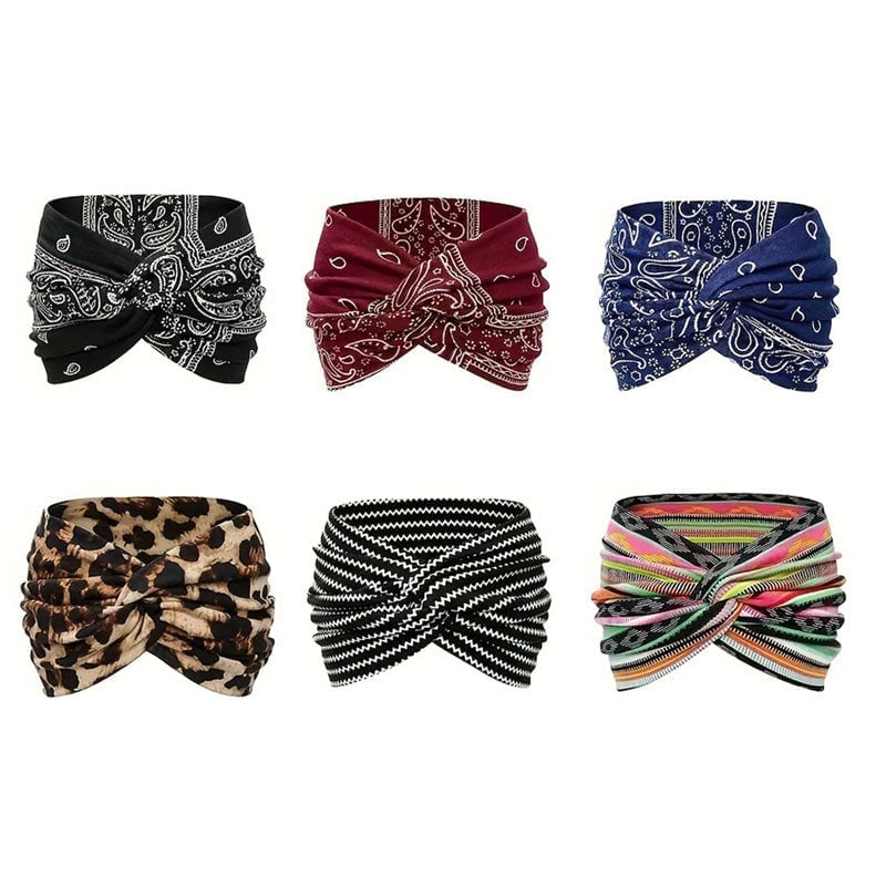 ✨Printed cross yoga headband