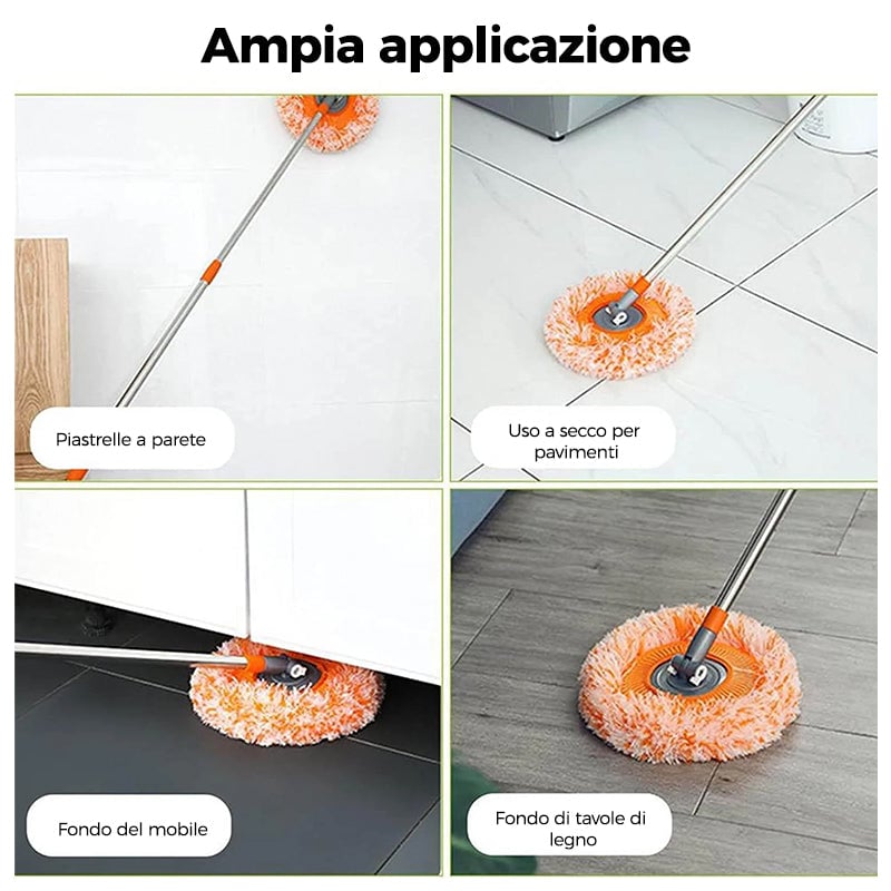 Scopa telescopica per la rimozione della polvere